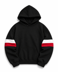 HOODIE TRICOLORS NEGRO