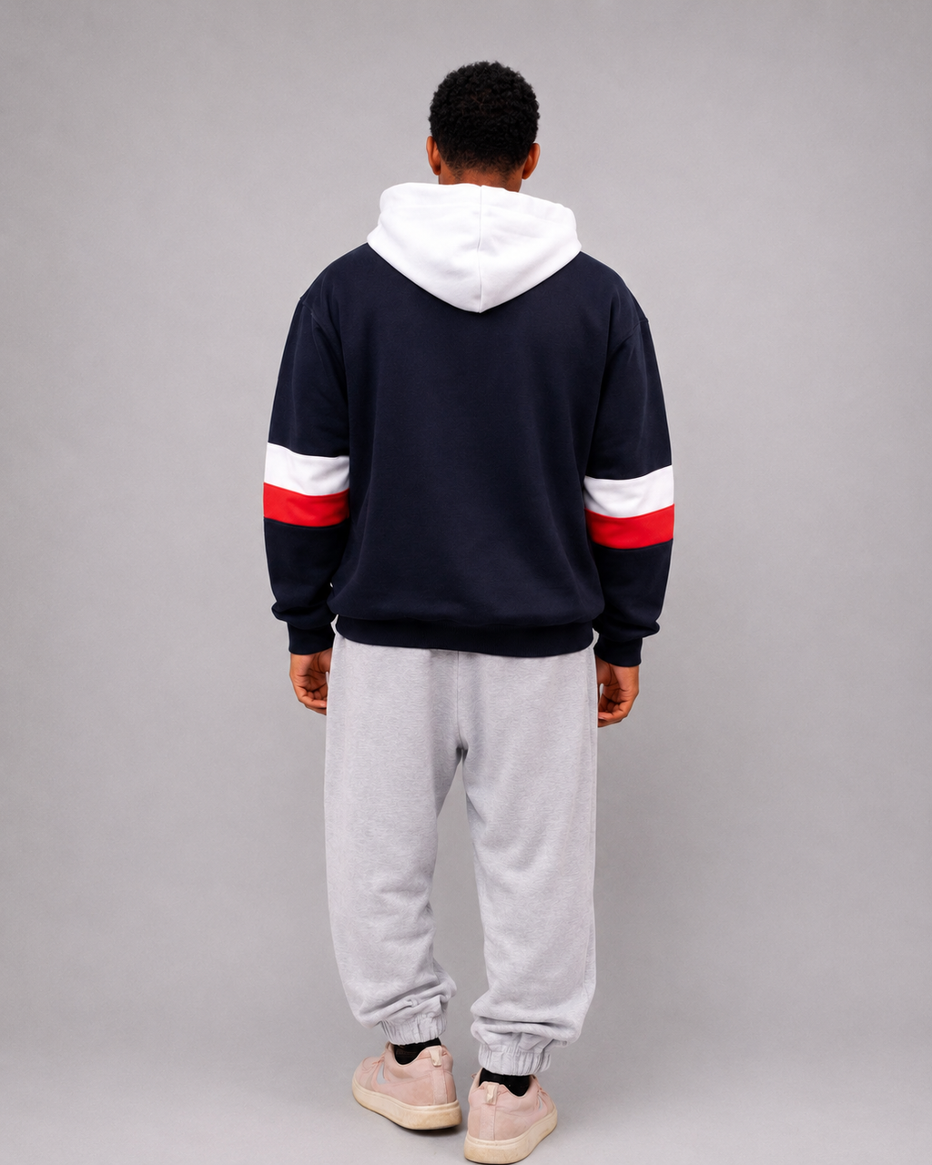 HODDIE TRICOLORS AZUL