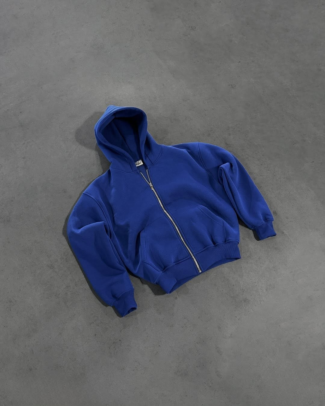 ZIP HOODIE — BLUE SKAY
