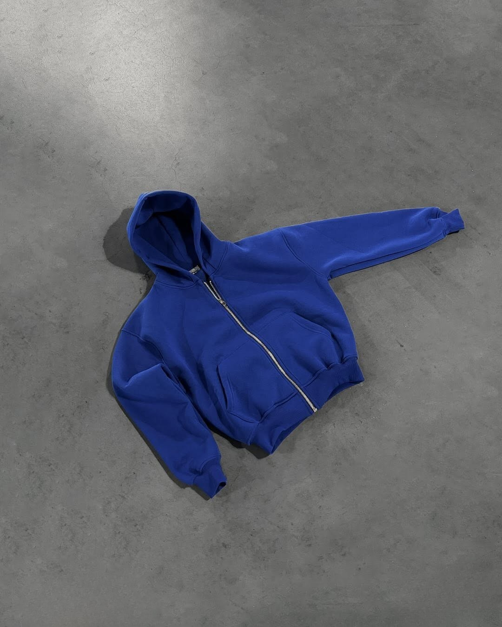 ZIP HOODIE — BLUE SKAY