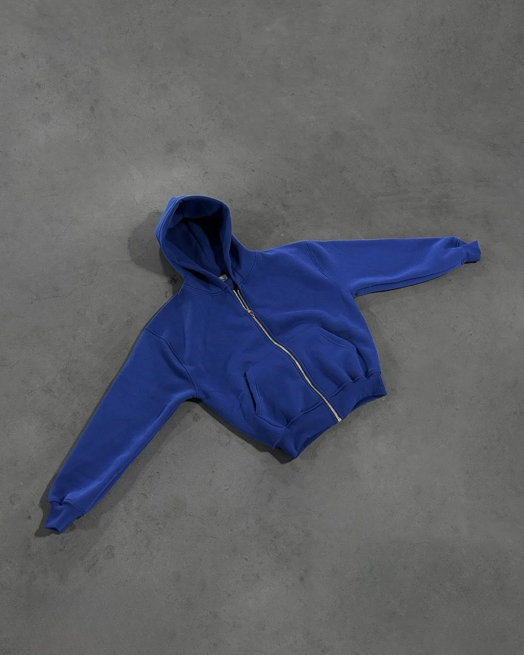 ZIP HOODIE — BLUE SKAY