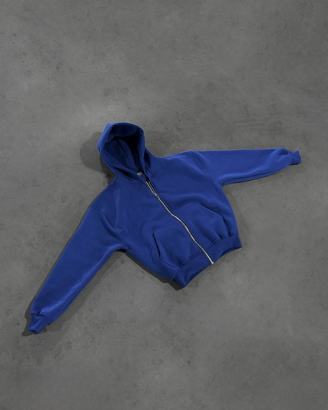 ZIP HOODIE — BLUE SKAY