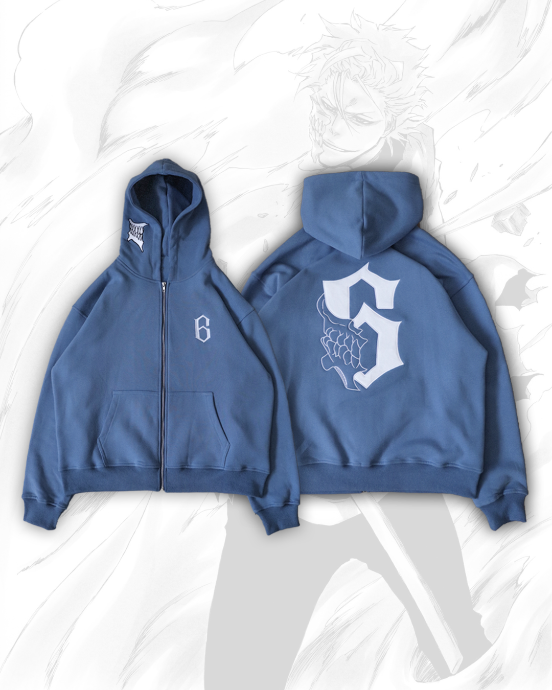 ZIP HOODIE — ESPADA N°6 GRIMMJOW