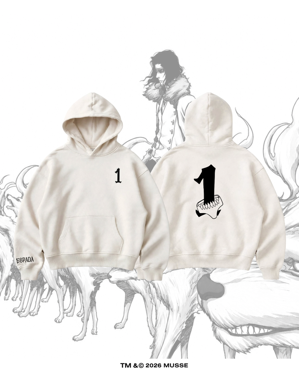 HOODIE — ESPADA N°1 COYOTE STARK