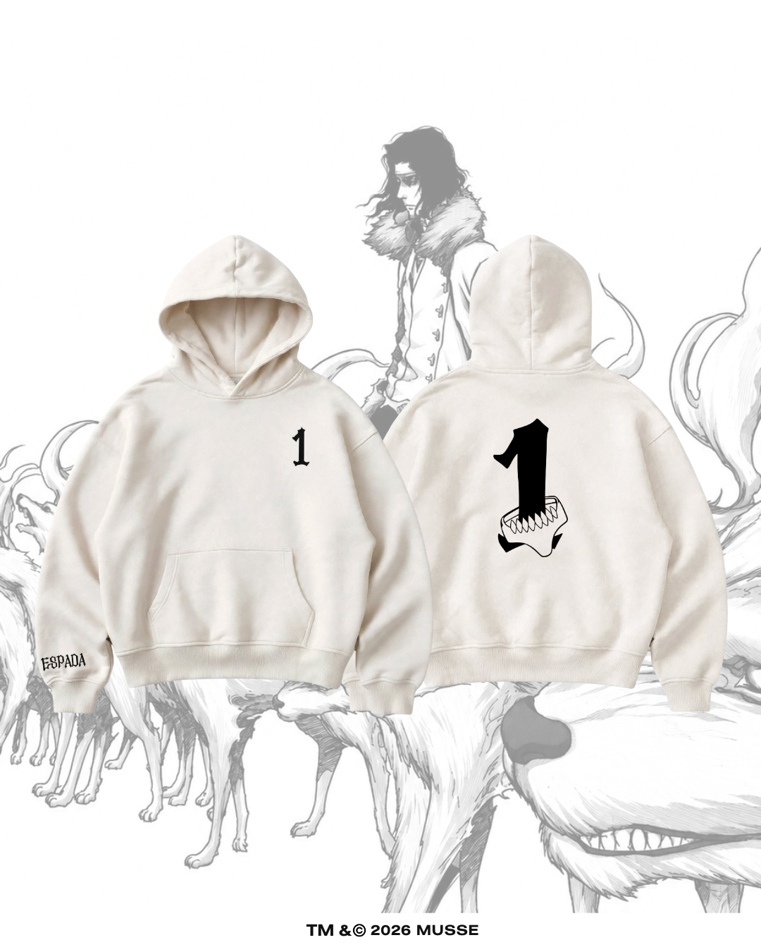 HOODIE — ESPADA N°1 COYOTE STARK