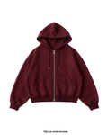 ZIP HOODIE — VINO