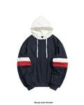HOODIE TRICOLORS AZUL
