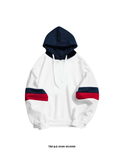 HOODIE TRICOLORS BLANCO