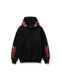 HOODIE OVERSIZE BORDADO ROSE NEGRO