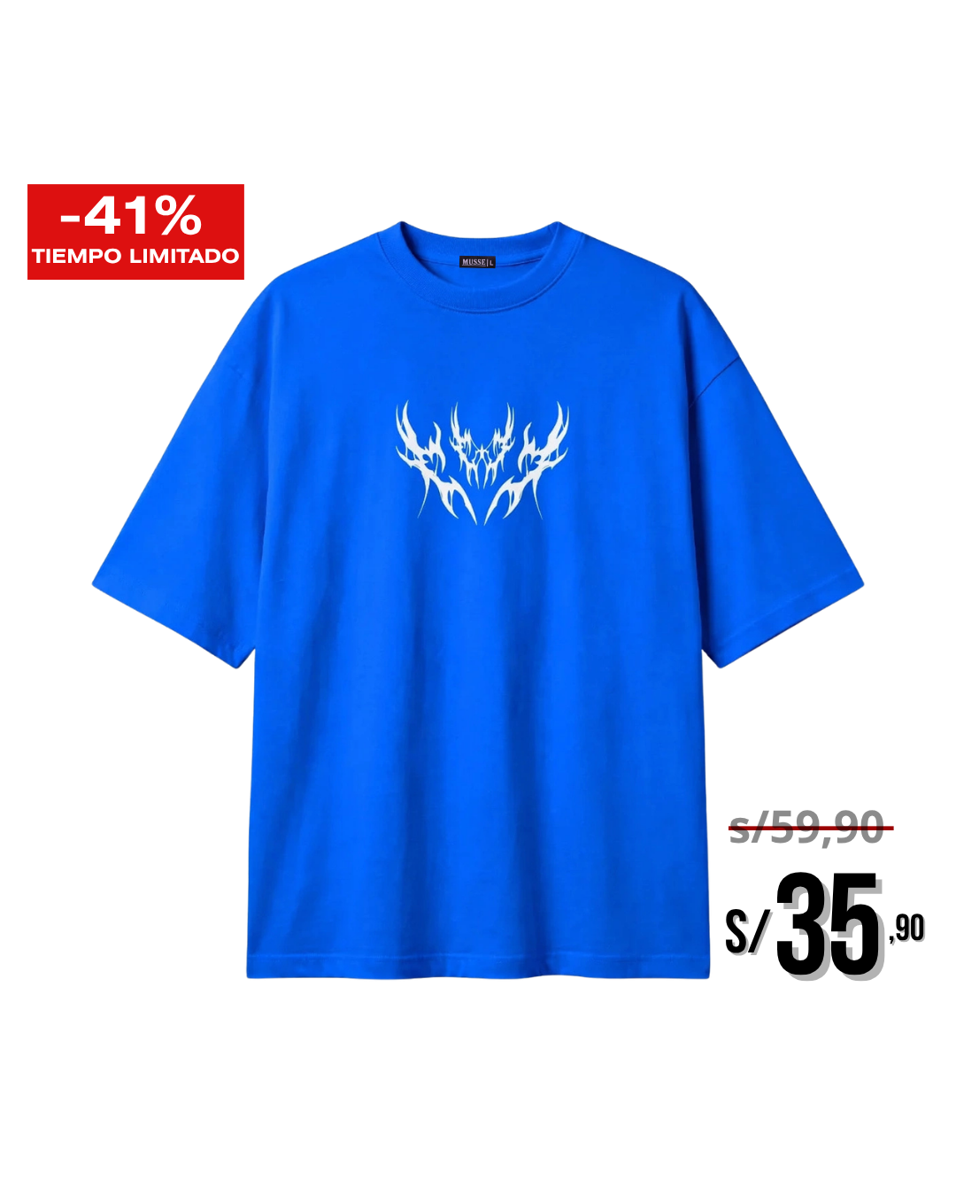 POLO RELAX FIT BLUE SKAY