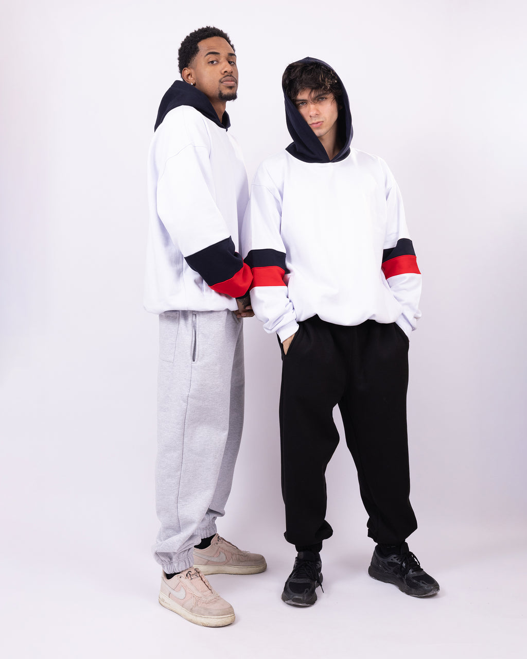 HODDIE TRICOLORS BLANCO