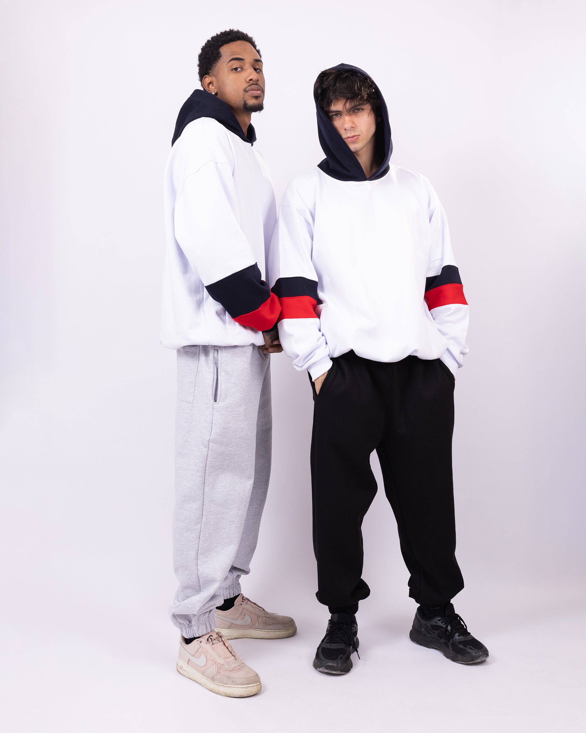 HODDIE TRICOLORS BLANCO