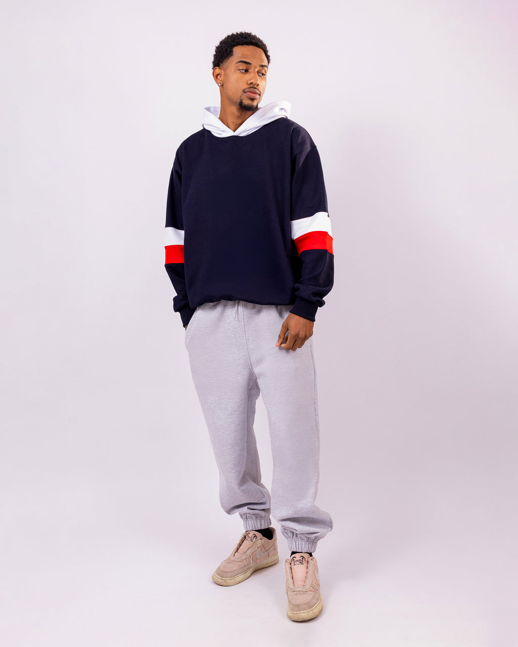 HODDIE TRICOLORS AZUL